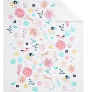 Pottery Barn Sasha's Garden Toddler Quilt & Sheet Set